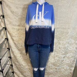 Y2K Calvin Klein Jeans Blue Hoodie